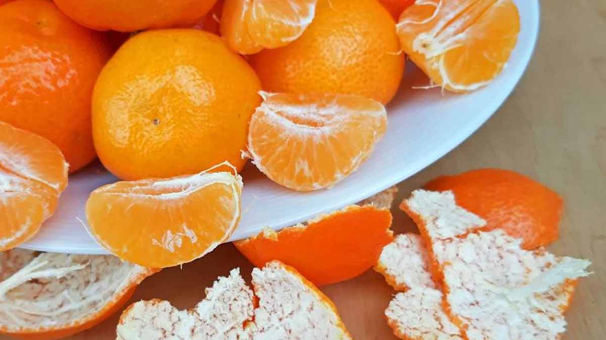 Mandarinenschale bloß nicht in den Abfall werfen